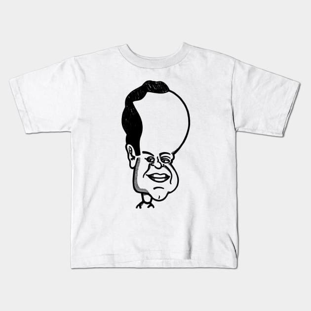 Frasier Cranium Kids T-Shirt by The Ghost In You